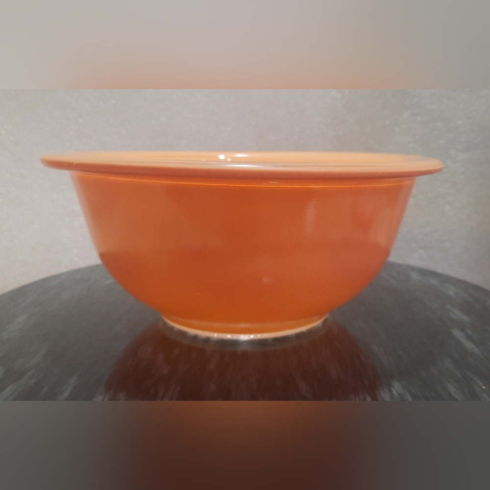 Pyrex Orange Mixing Bowl